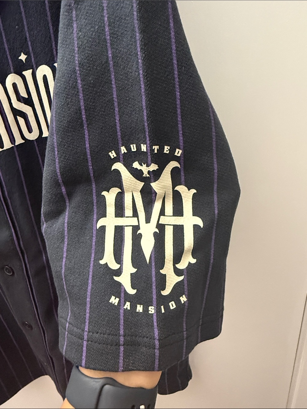 Unisex Haunted Mansion Baseball Jersey - Picture 3 of 3